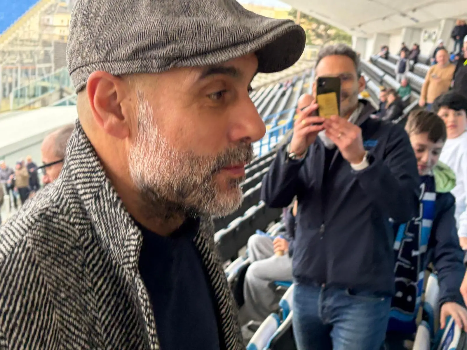 Pep Guardiola al Rigamonti