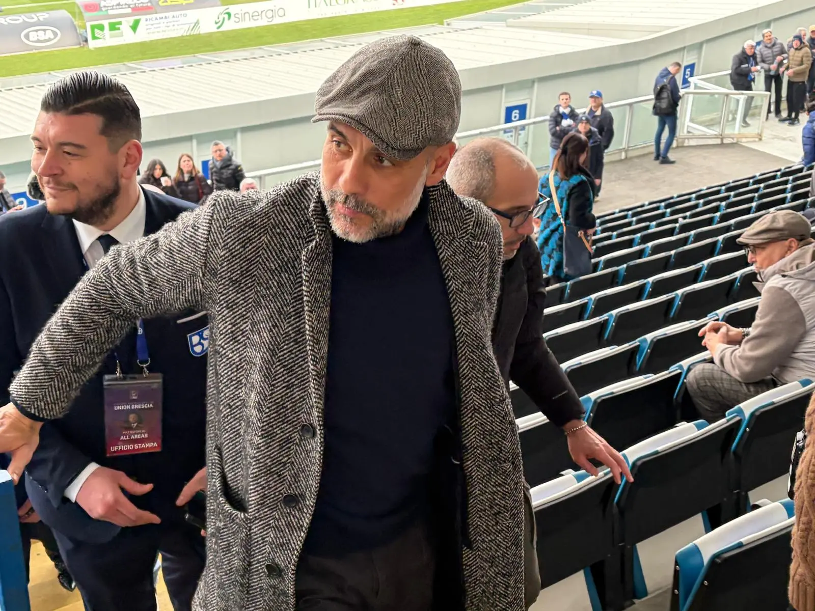 Pep Guardiola al Rigamonti