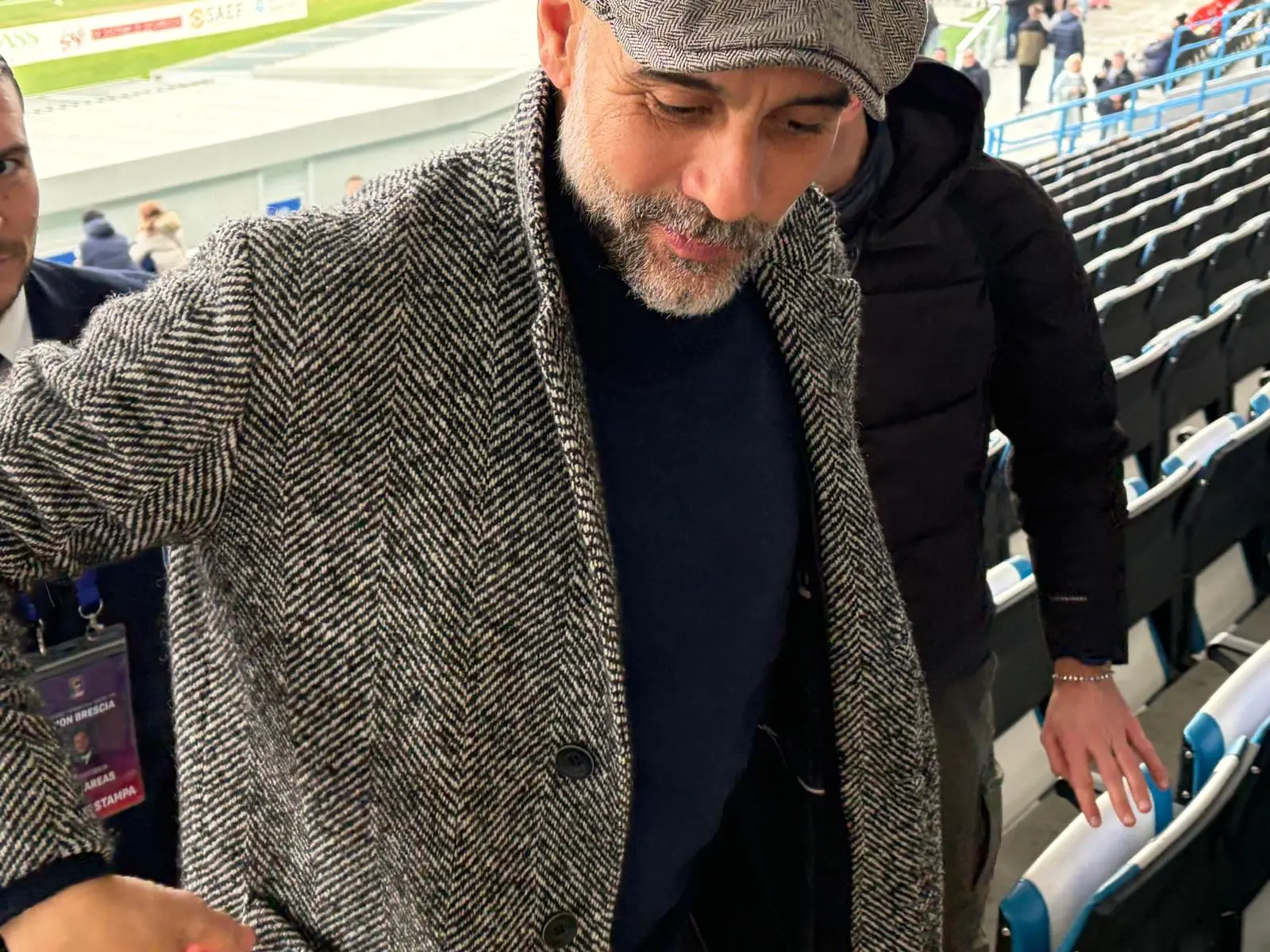 Pep Guardiola al Rigamonti