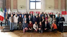 I festeggiamenti in Loggia - © www.giornaledibrescia.it