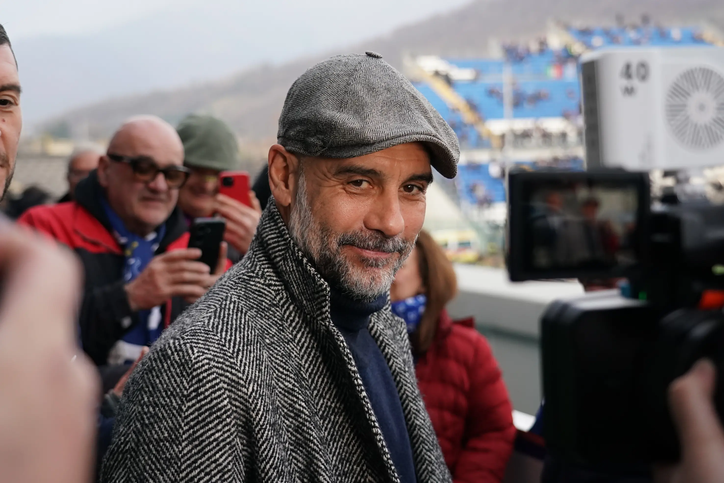 Pep Guardiola al Rigamonti