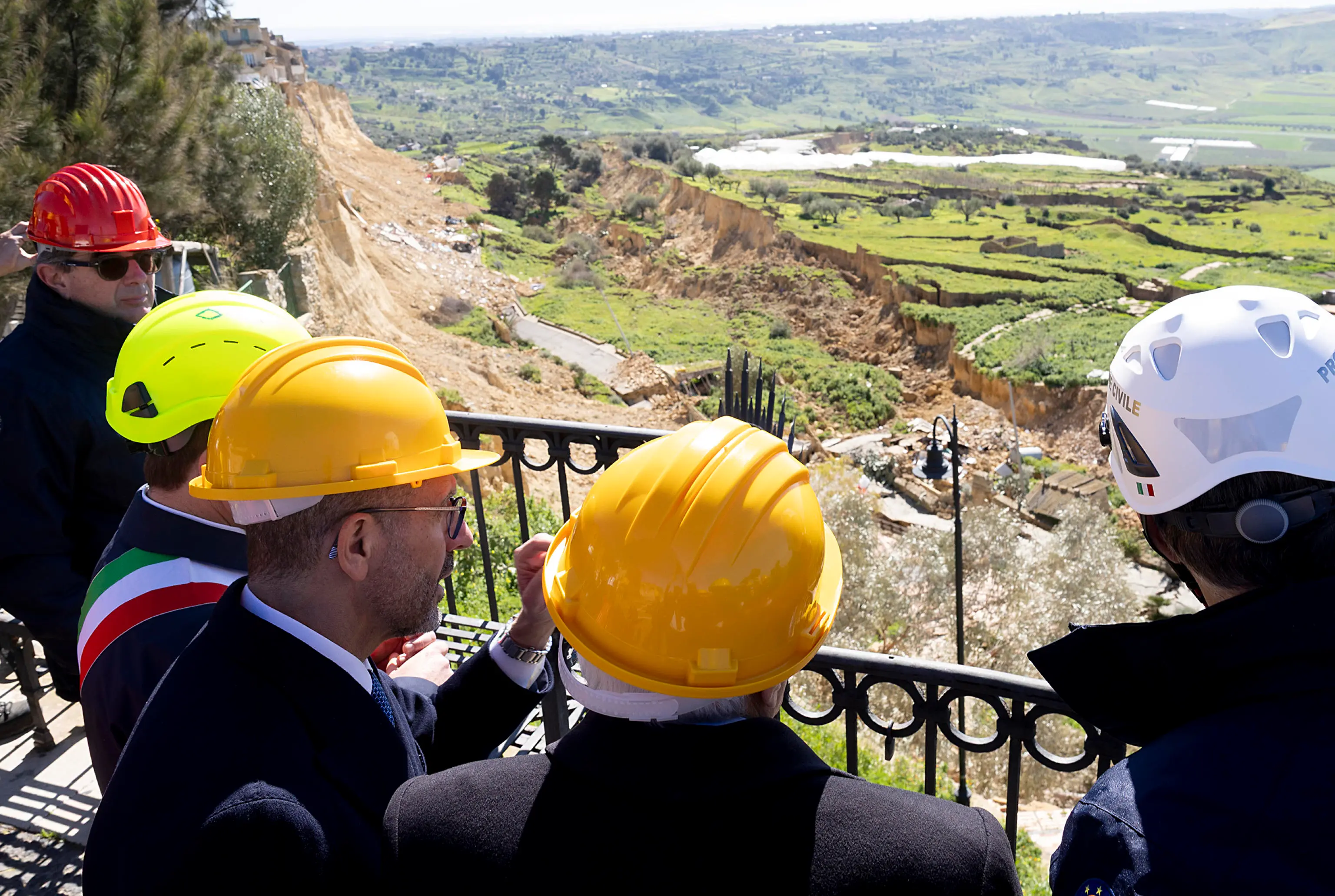 La visita di Mattarella a Niscemi