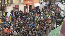 SPORT BRESCIA BAM BRESCIA ART MARATHON 2024 NELLA FOTO MOMENTI DELLA MANIFESTAZIONE PARTENZA 10/03/2024 newreporter©favretto