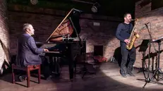 Giovanni Guidi e Francesco Bearzatti - Foto di Franco Silvestri © www.giornaledibrescia.it