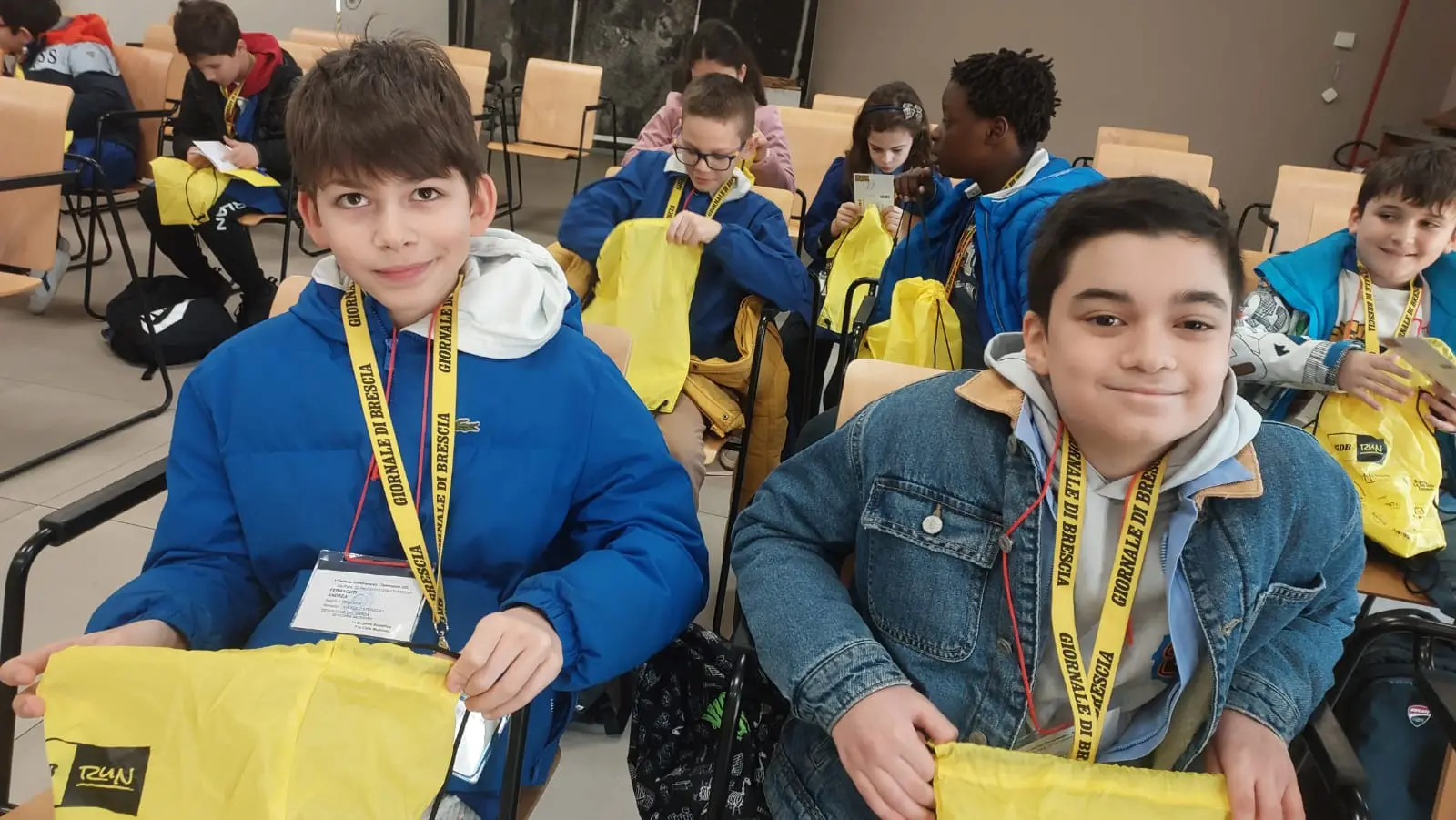 La classe 5D del Luigi Laini di Desenzano