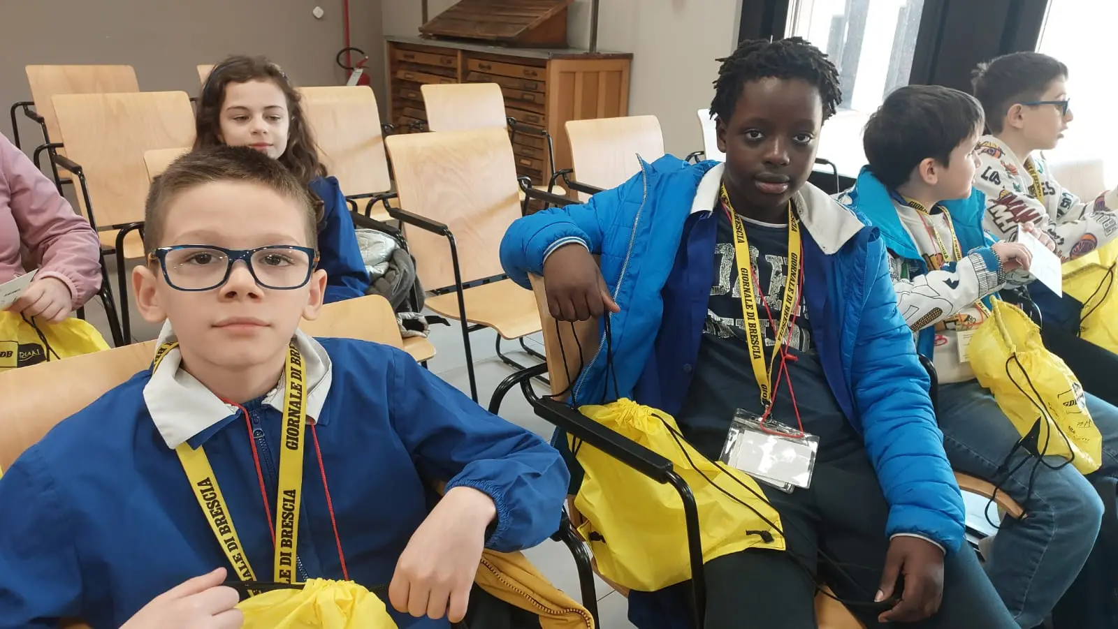 La classe 5D del Luigi Laini di Desenzano