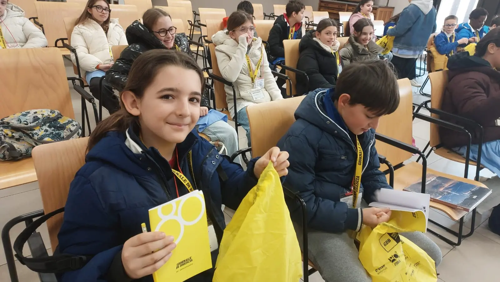 La classe 5D del Luigi Laini di Desenzano