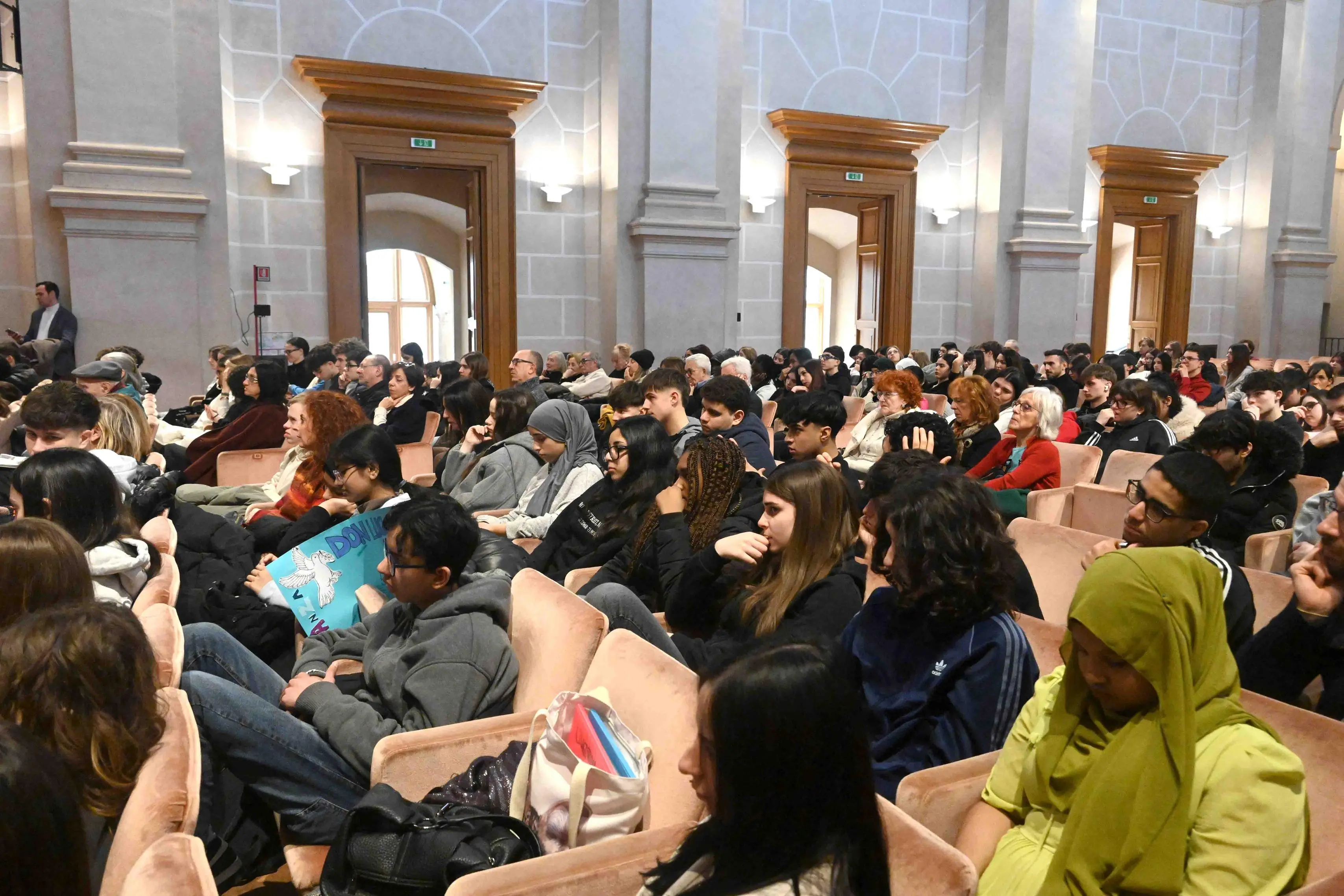 CRONACA BRESCIA AUDITORIUM SAN BARNABA SPERANZA E LEGALITA' PER CARINI 23-02-2026 MARCO ORTOGNI NEW EDEN GROUP
