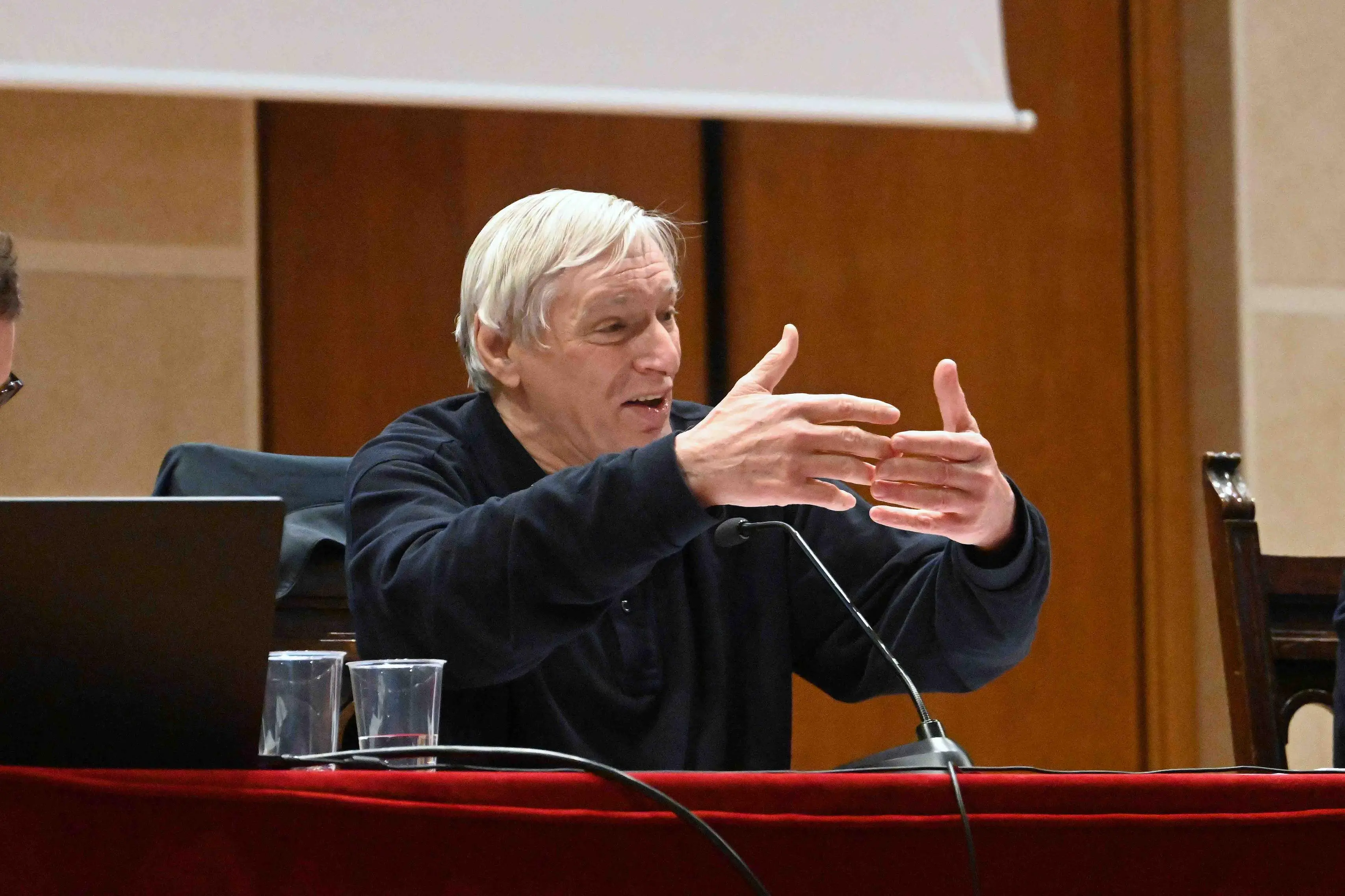 CRONACA BRESCIA AUDITORIUM SAN BARNABA SPERANZA E LEGALITA' NELLA FOTO DON LUIGI CIOTTI PER CARINI 23-02-2026 MARCO ORTOGNI NEW EDEN GROUP