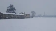 La neve cadde copiosa anche in pianura © www.giornaledibrescia.it