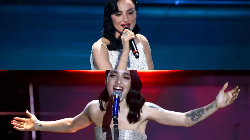 Arisa e Levante, le due meglio vestite di ieri sera