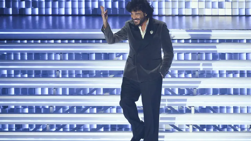 Italian singer Francesco Renga on stage at the Ariston theatre during the 76th edition of the Sanremo Italian Song Festival, in Sanremo, Italy, 24 February 2026. The music festival will run from 24 to 28 February 2026. ANSA/ETTORE FERRARI