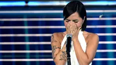 L'emozione di Serena Brancale - Foto Ansa/Ettore Ferrari © www.giornaledibrescia.it