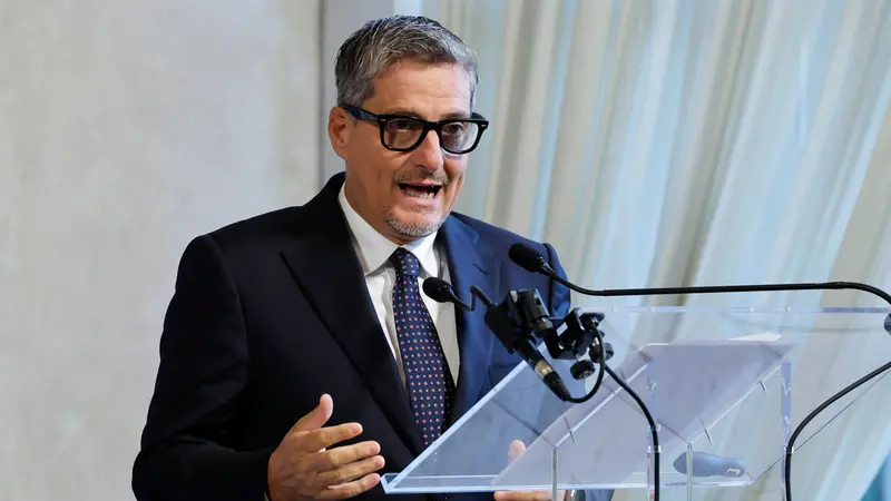 Alberto Barachini, sottosegretario con delega all’informazione e all’editoria - Foto Ansa/Fabio Frustaci © www.giornaledibrescia.it