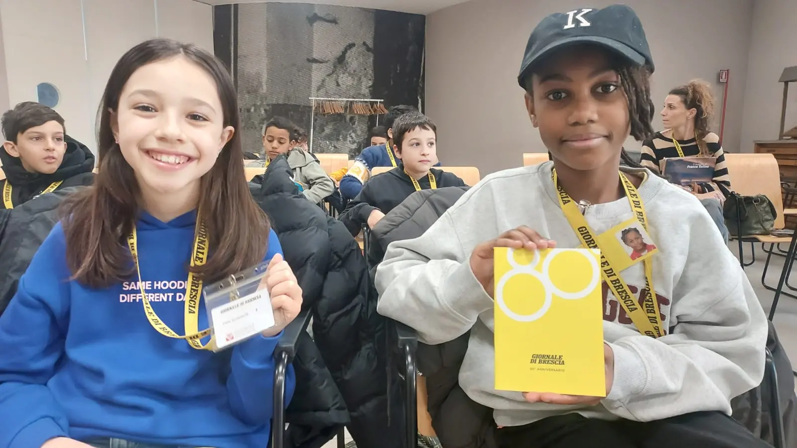 La classe 5A dell'istituto comprensivo di Ospitaletto