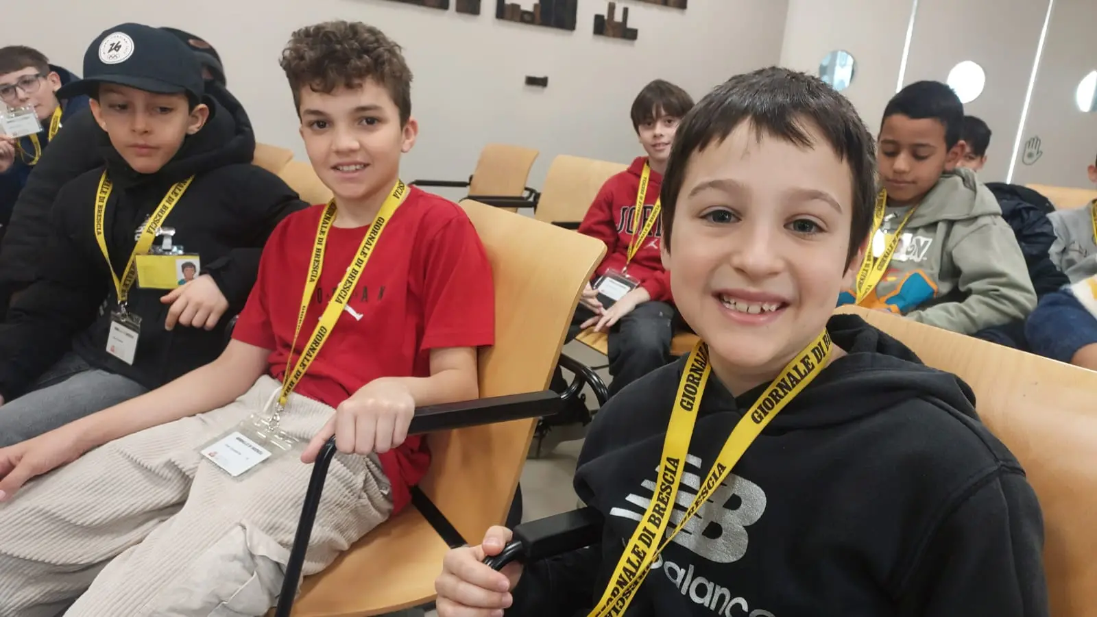 La classe 5A dell'istituto comprensivo di Ospitaletto