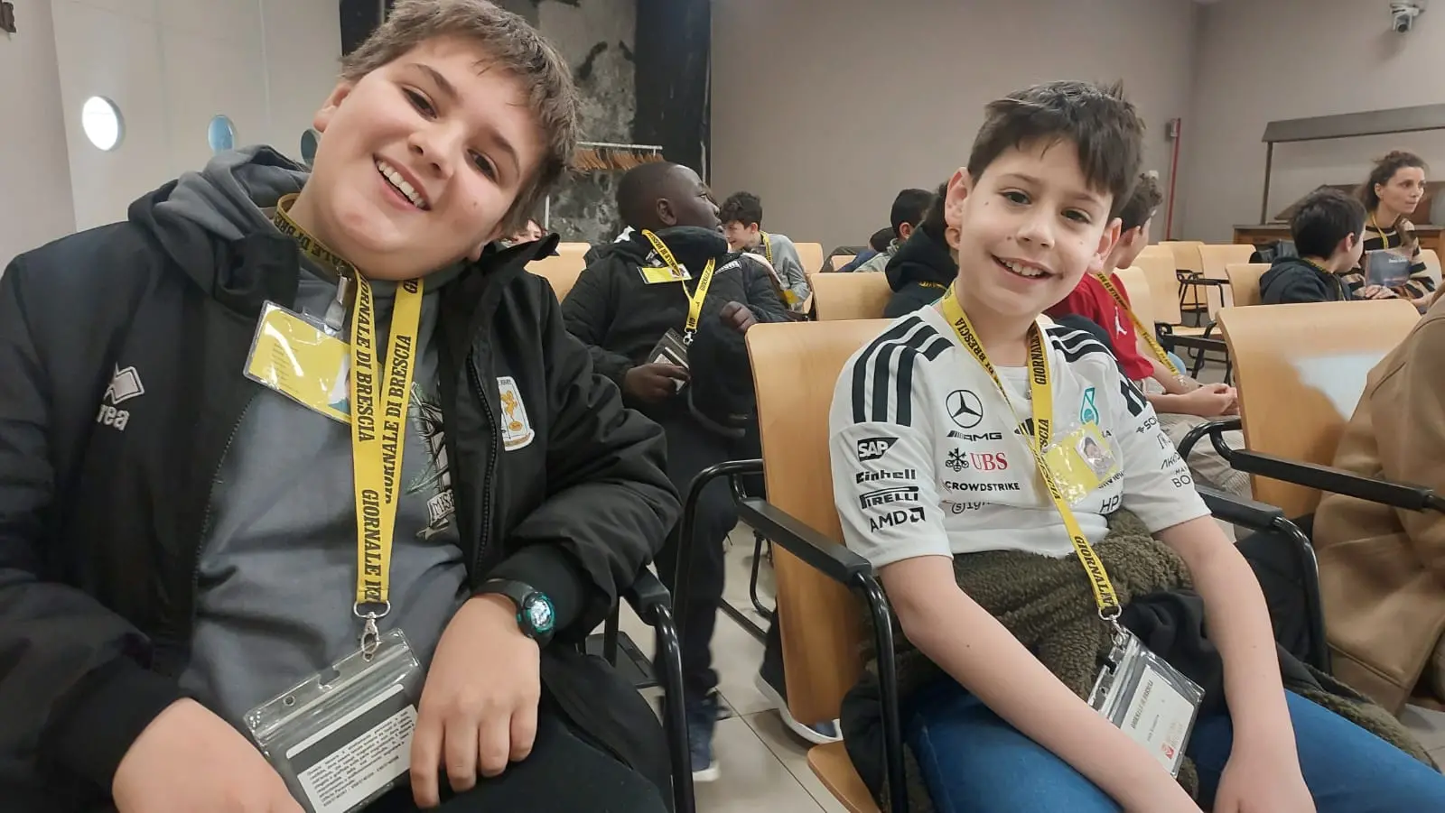 La classe 5A dell'istituto comprensivo di Ospitaletto