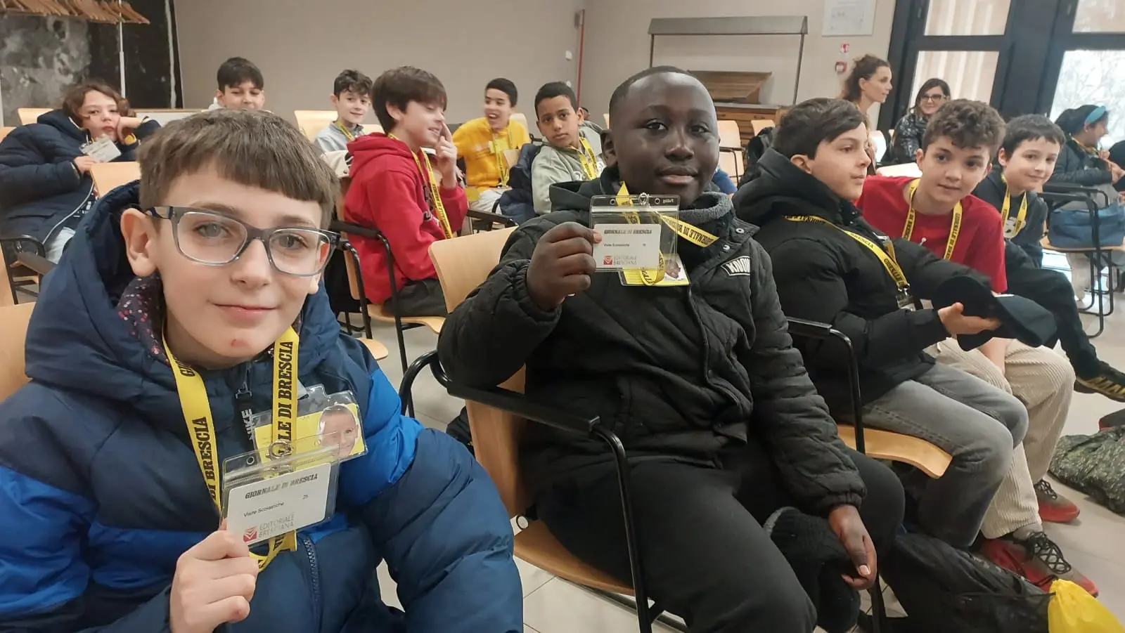 La classe 5A dell'istituto comprensivo di Ospitaletto