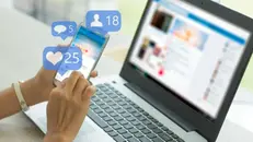 Condividere momenti personali sui social