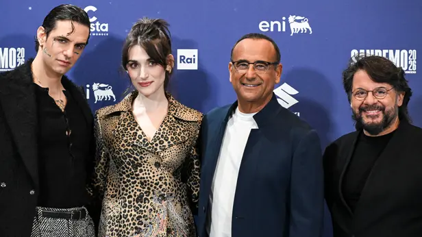 Conferenza della 76esima edizione del Festival di Sanremo