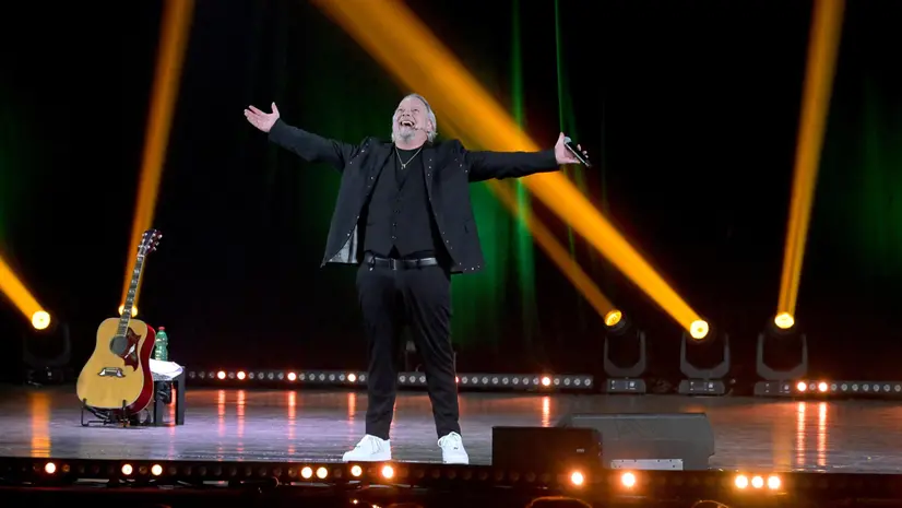 Dado Gabriele Pellegrini sul palco - © www.giornaledibrescia.it