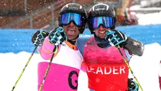 Ravelli e Bertagnoli esultano dopo una gara