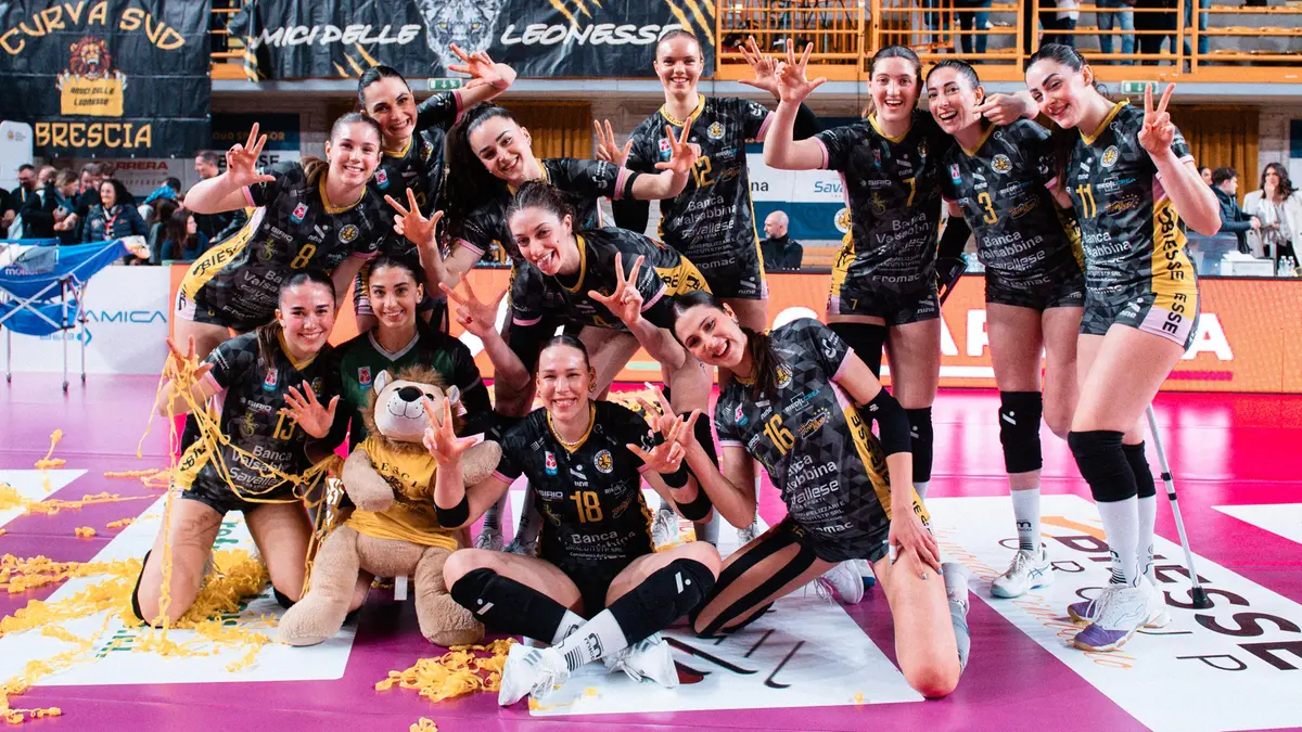La squadra Banca Valsabbina Millenium Brescia - ©www.giornaledibrescia.it