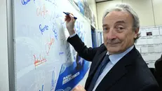 Il presidente dell'Union Brescia Giuseppe Pasini - Foto New Reporter Favretto © www.giornaledibrescia.it