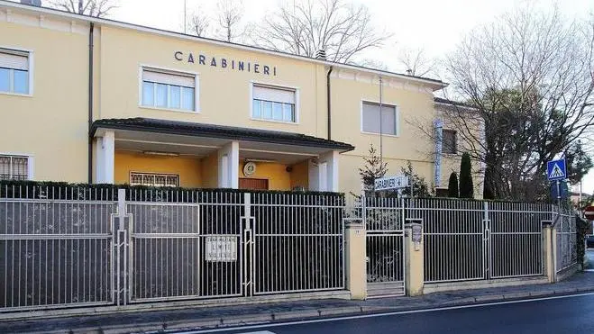 La caserma dei carabinieri di Casalmoro