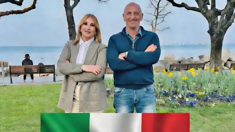 La presidente Plodari e il vicepresidente Vincenzi