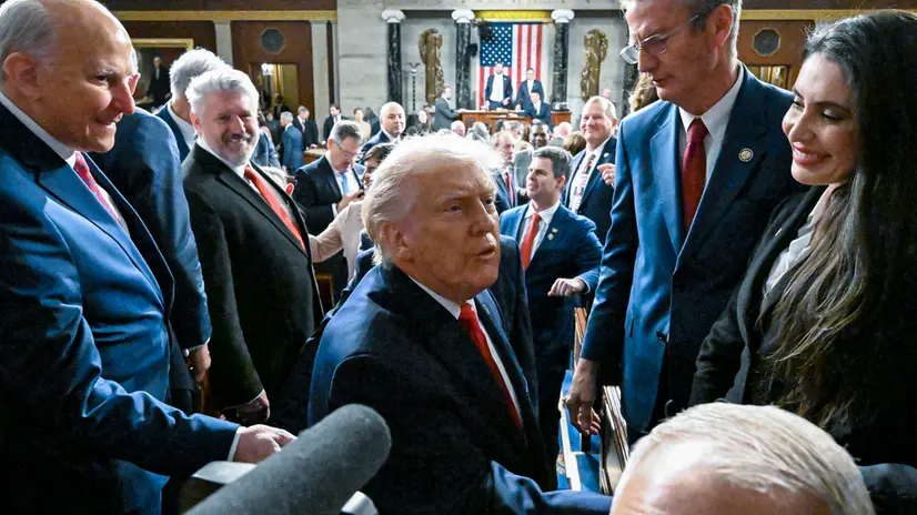 Donald Trump al Congresso - Foto Epa/Kenny Holston © www.giornaledibrescia.it