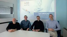 I protagonisti. Da sinistra Venturelli, Piccagli, Sina e Zanetti - © www.giornaledibrescia.it