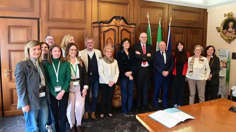 All'ospedale Civile la presentazione dei corsi per volontari - Gabriele Strada /Neg © www.giornaledibrescia.it