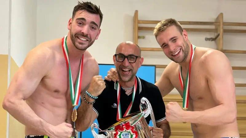 I festeggiamenti per la Coppa Italia