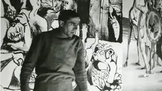 Renato Borsoni in Ifigenia non non deve morire, 1963 - Foto © Archivio Centro Studi Centro Teatrale Bresciano