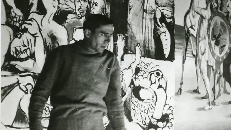 Renato Borsoni in Ifigenia non non deve morire, 1963 - Foto © Archivio Centro Studi Centro Teatrale Bresciano