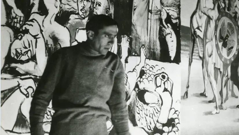 Renato Borsoni in Ifigenia non non deve morire, 1963 - Foto © Archivio Centro Studi Centro Teatrale Bresciano