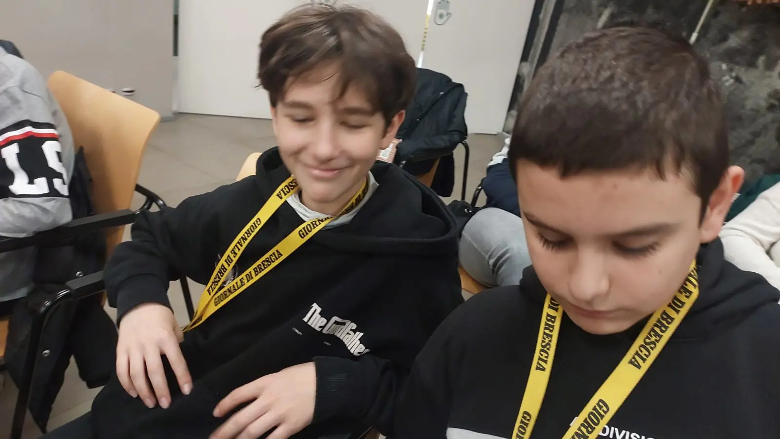 Le classi 2A e 2B dell'istituto comprensivo di Travagliato