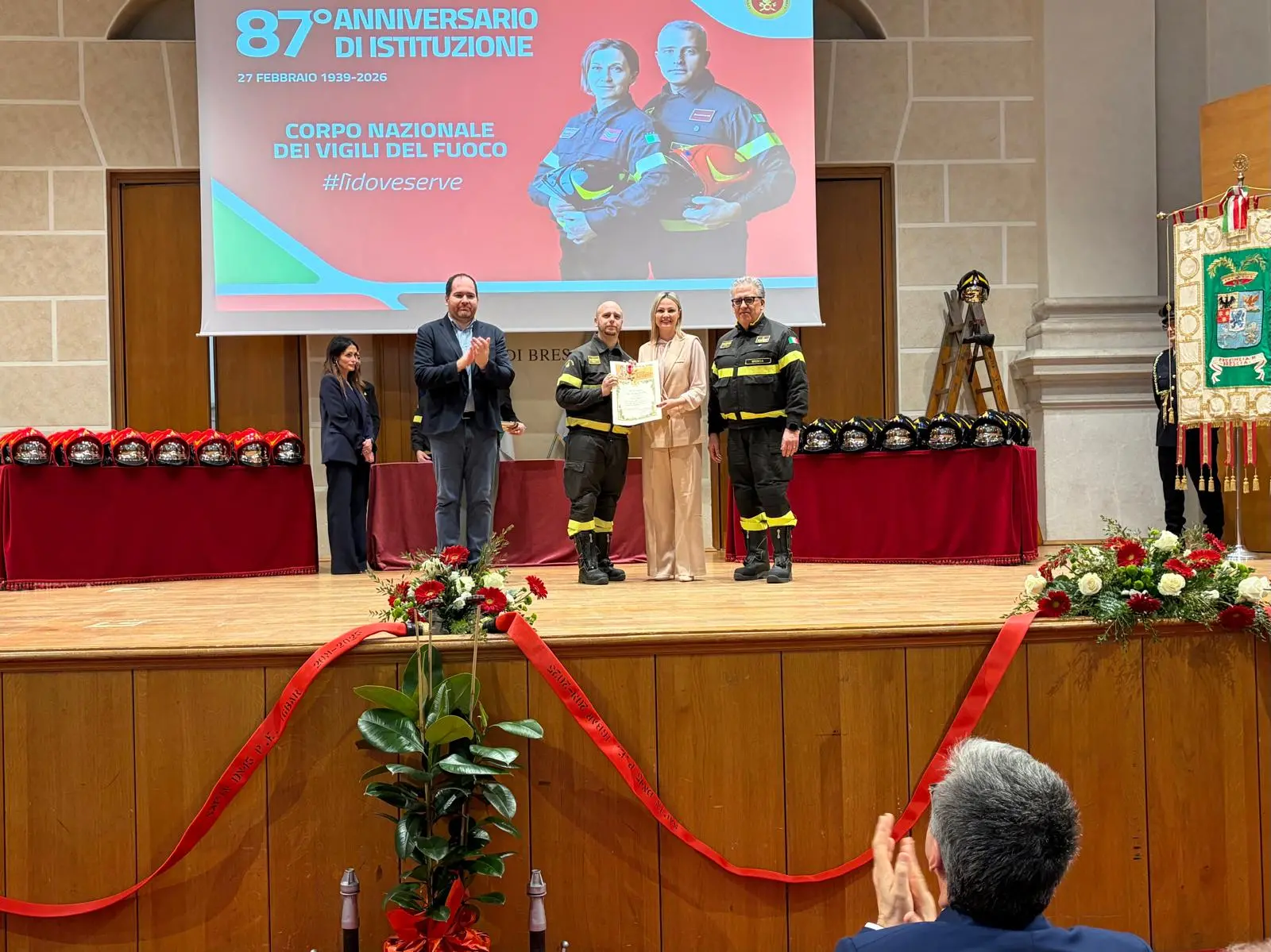 L'87esimo anniversario dei Vigili del fuoco