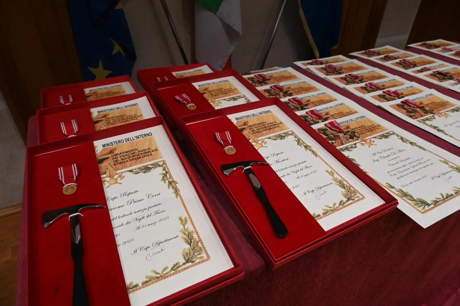 L'87esimo anniversario dei Vigili del fuoco