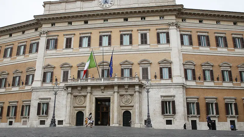 Palazzo Montecitorio - Foto Ansa/Alessandro Di Meo