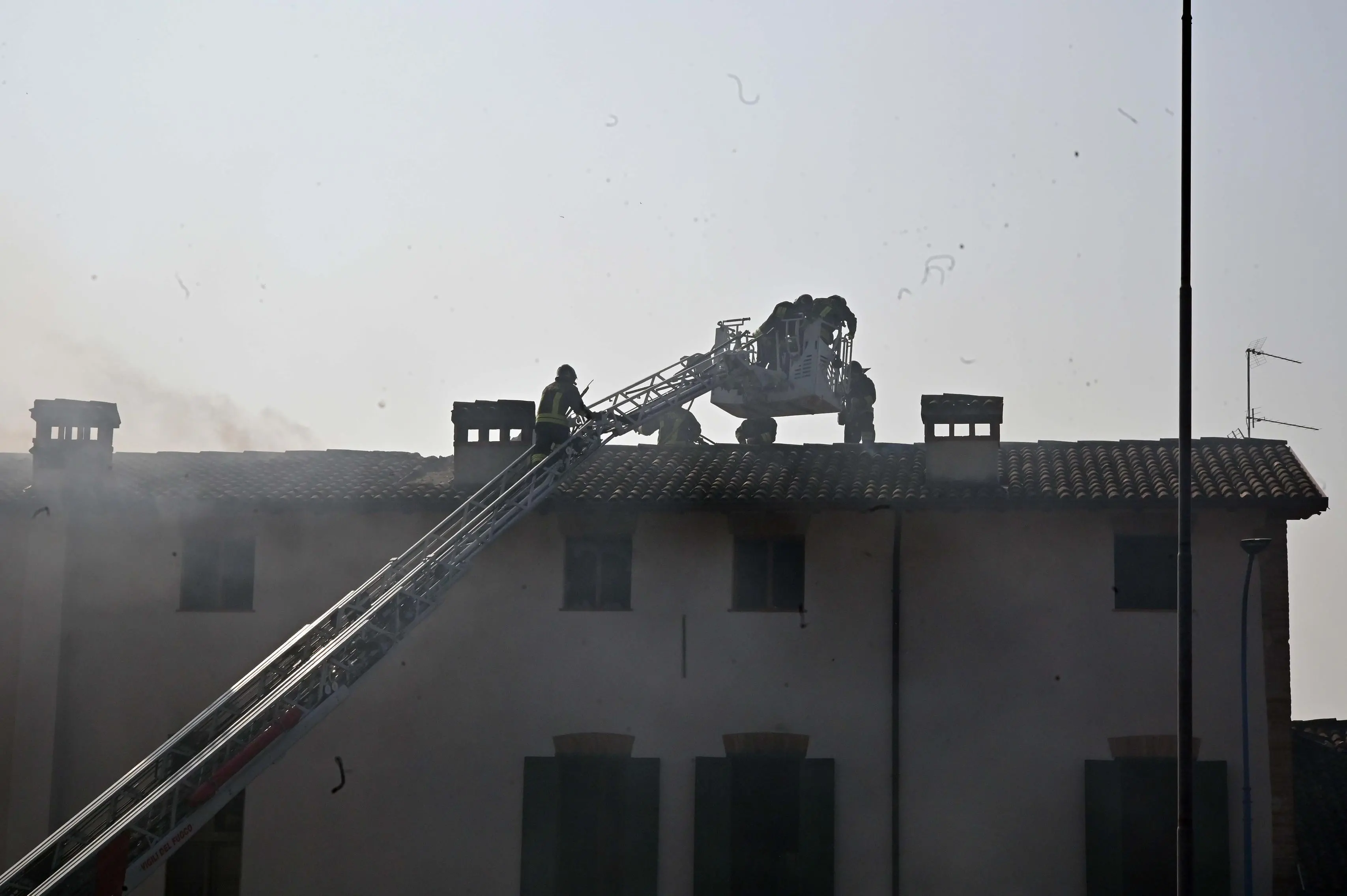 CRONACA BRESCIA VIA VAL SAVIORE INCENDIO CASCINALE REDAZIONE CRONACA 27-02-2026 GABRIELE STRADA NEW EDEN GROUP