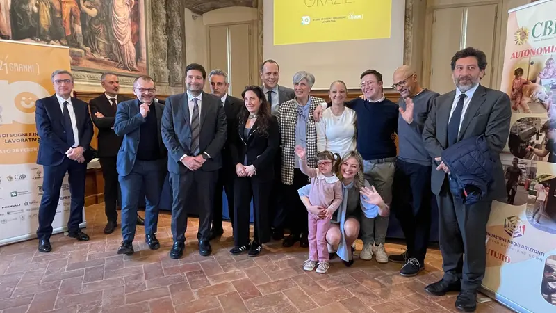 La celebrazione in Loggia - © www.giornaledibrescia.it