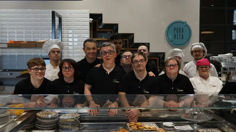 Il team del «21 grammi» - © www.giornaledibrescia.it