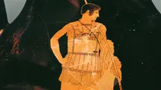 Achille, eroe dell'Iliade, su un'anfora attica