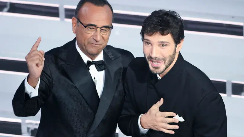 Carlo Conti e Stefano De Martino - Foto Ansa © www.giornaledibrescia.it