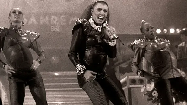 Loredana Bertè a Sanremo 1986