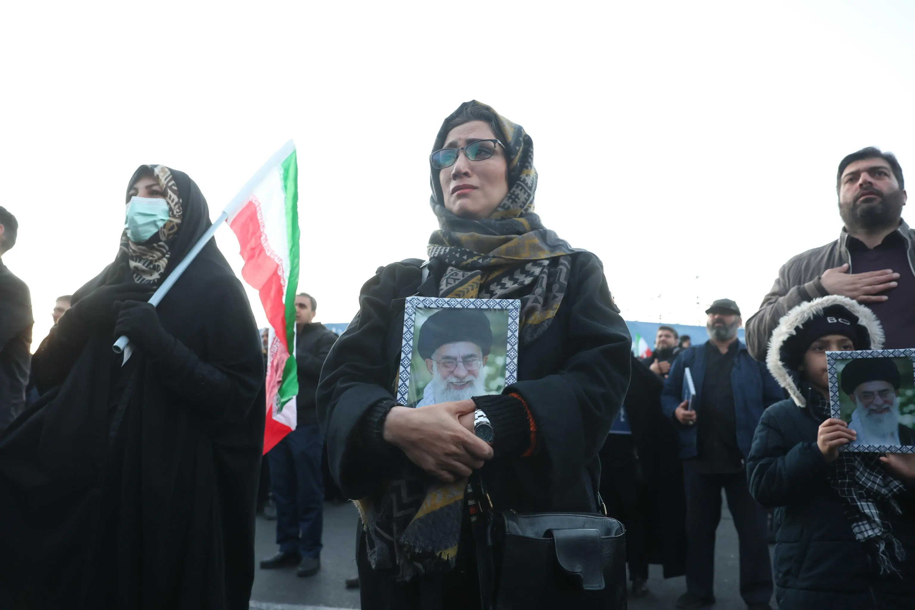 Il lutto a Teheran per la morte di Khamenei