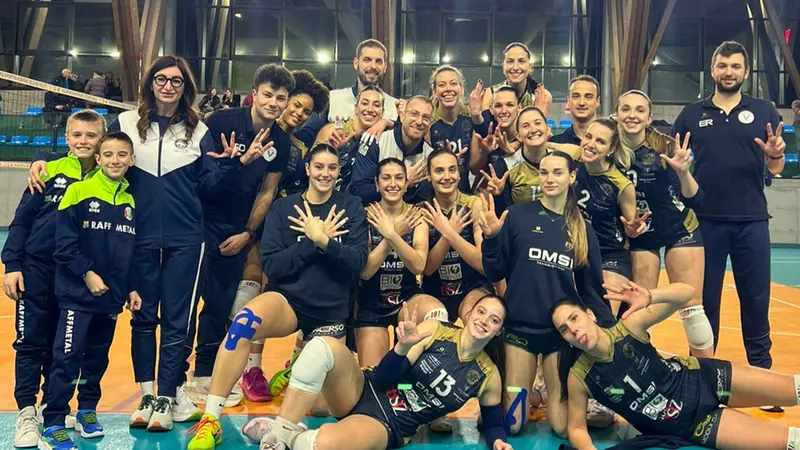 La felicità delle giocatrici del Vobarno