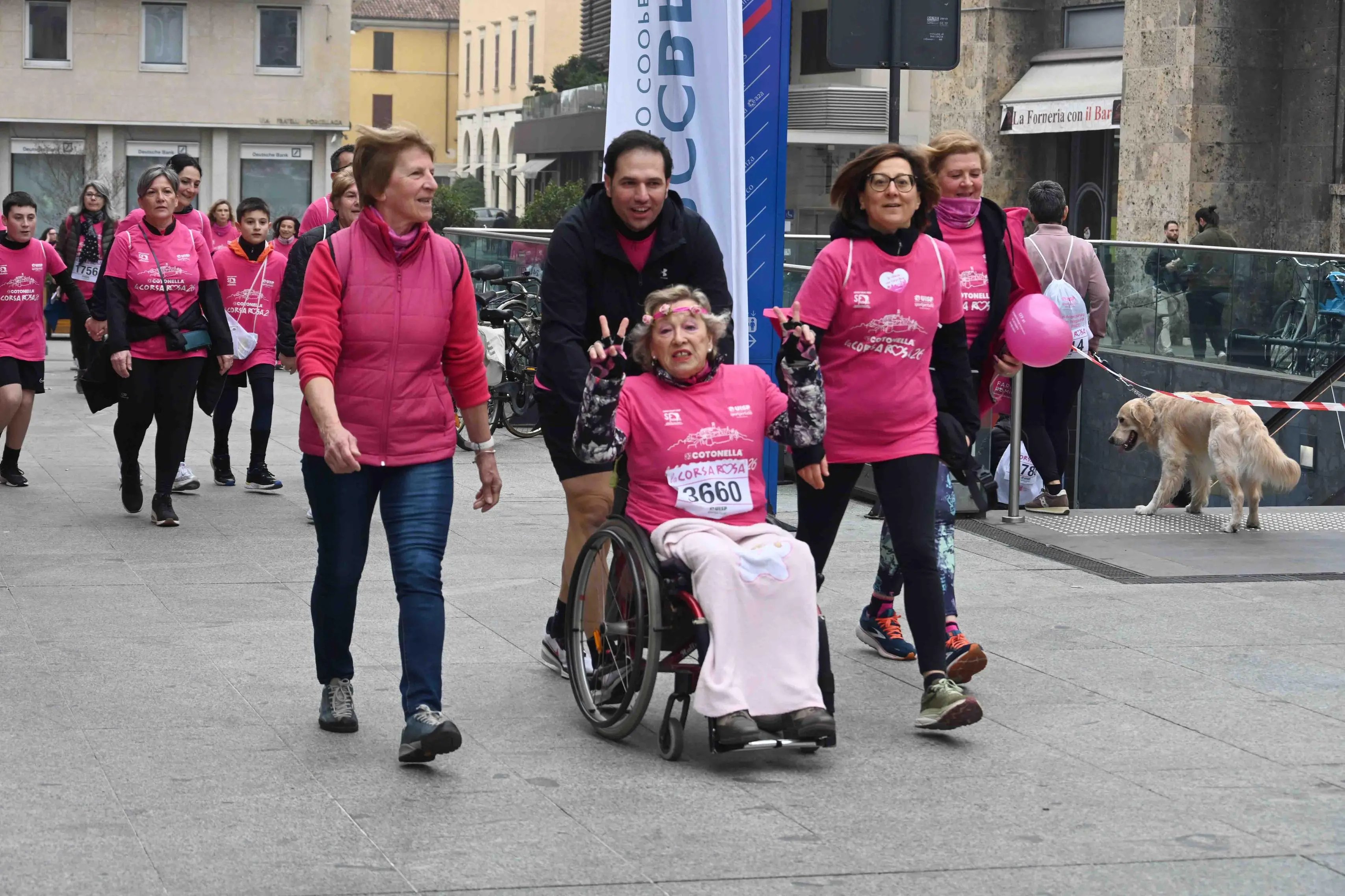 CRONACA BRESCIA PIAZZA VITTORIA PARTENZA CORSA ROSA PER SANDRINI 01-03-2026 MARCO ORTOGNI /GIOVANNI BENINI NEW EDEN GROUP